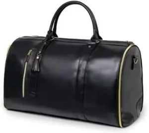 Foldable Suit Bag - Large Durable Gym Duffel for Men & Women, Water-resistant Travel Garment Bag