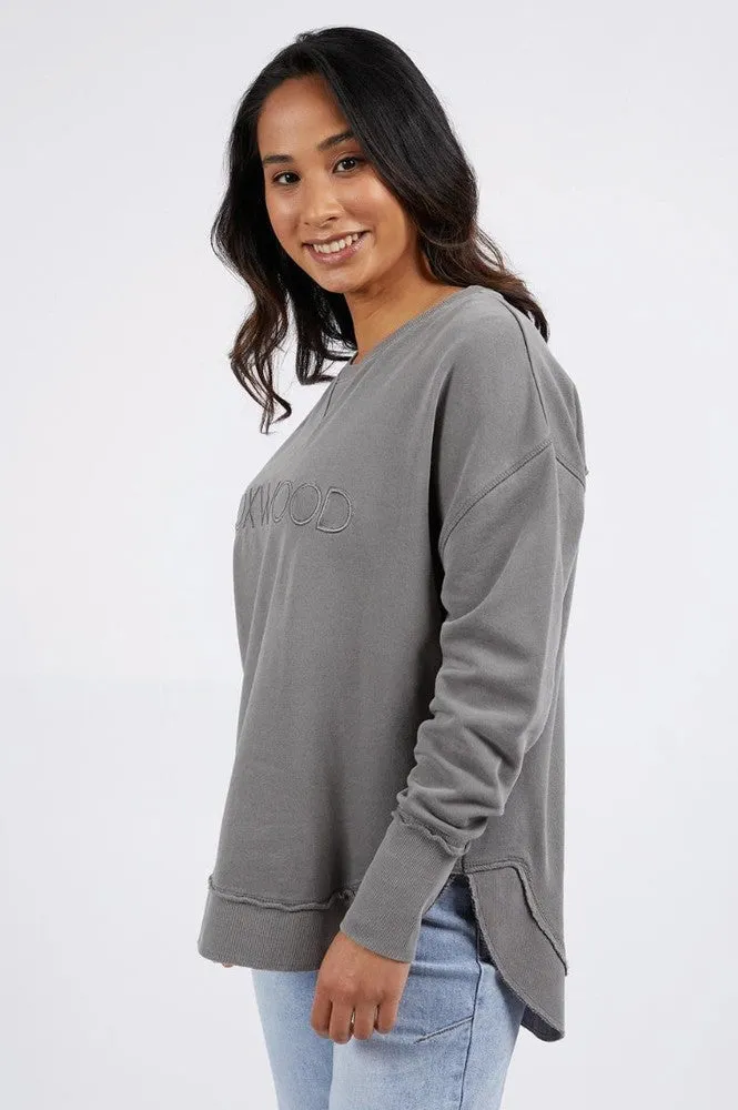 Foxwood Simplified Crew Charcoal