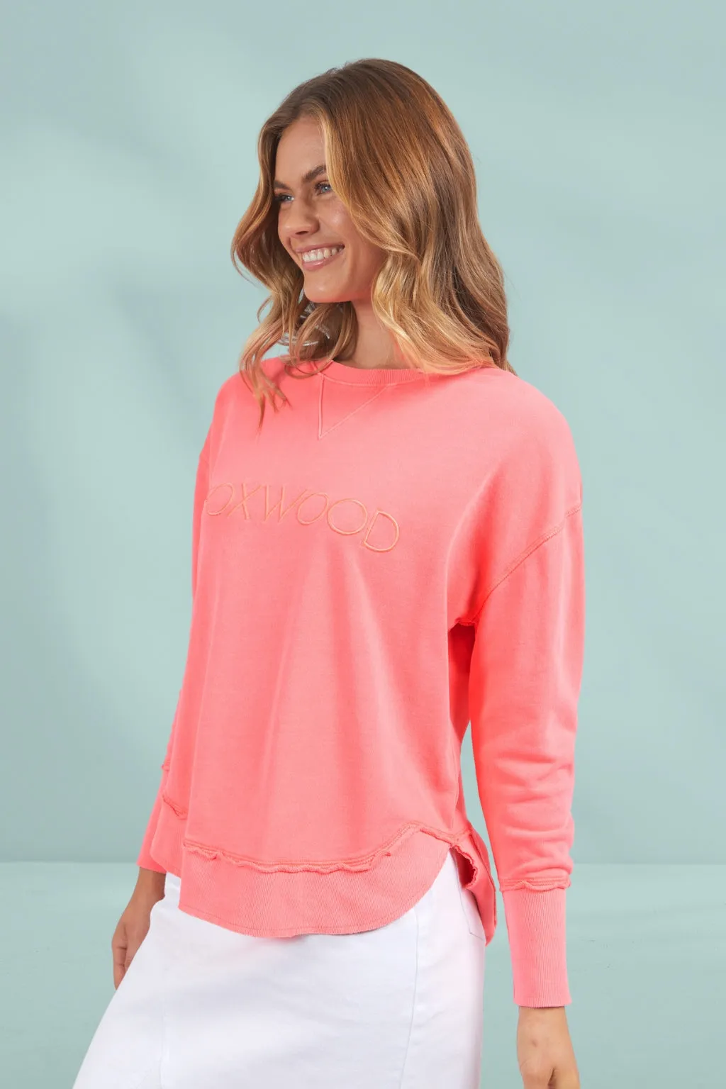 Foxwood Simplified Crew Neon Pink