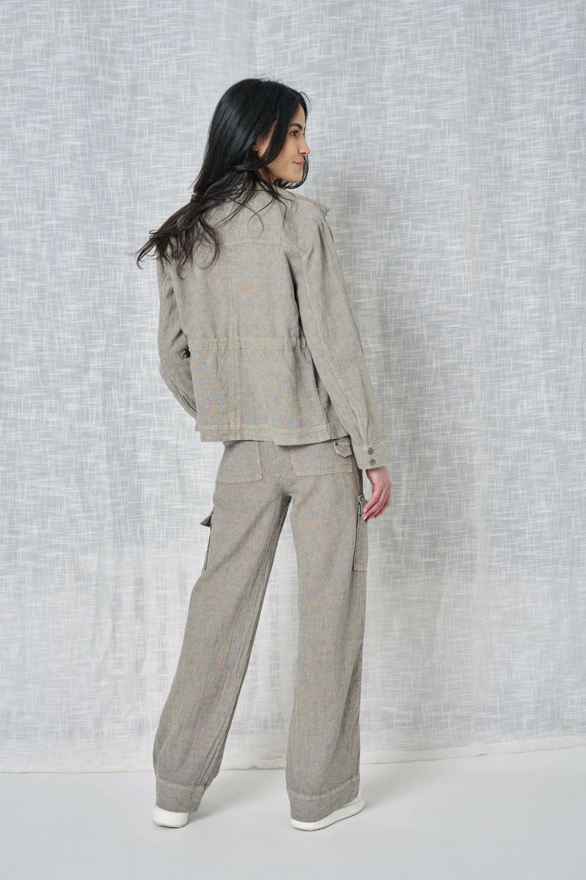 Gianna Stripe Linen Pant