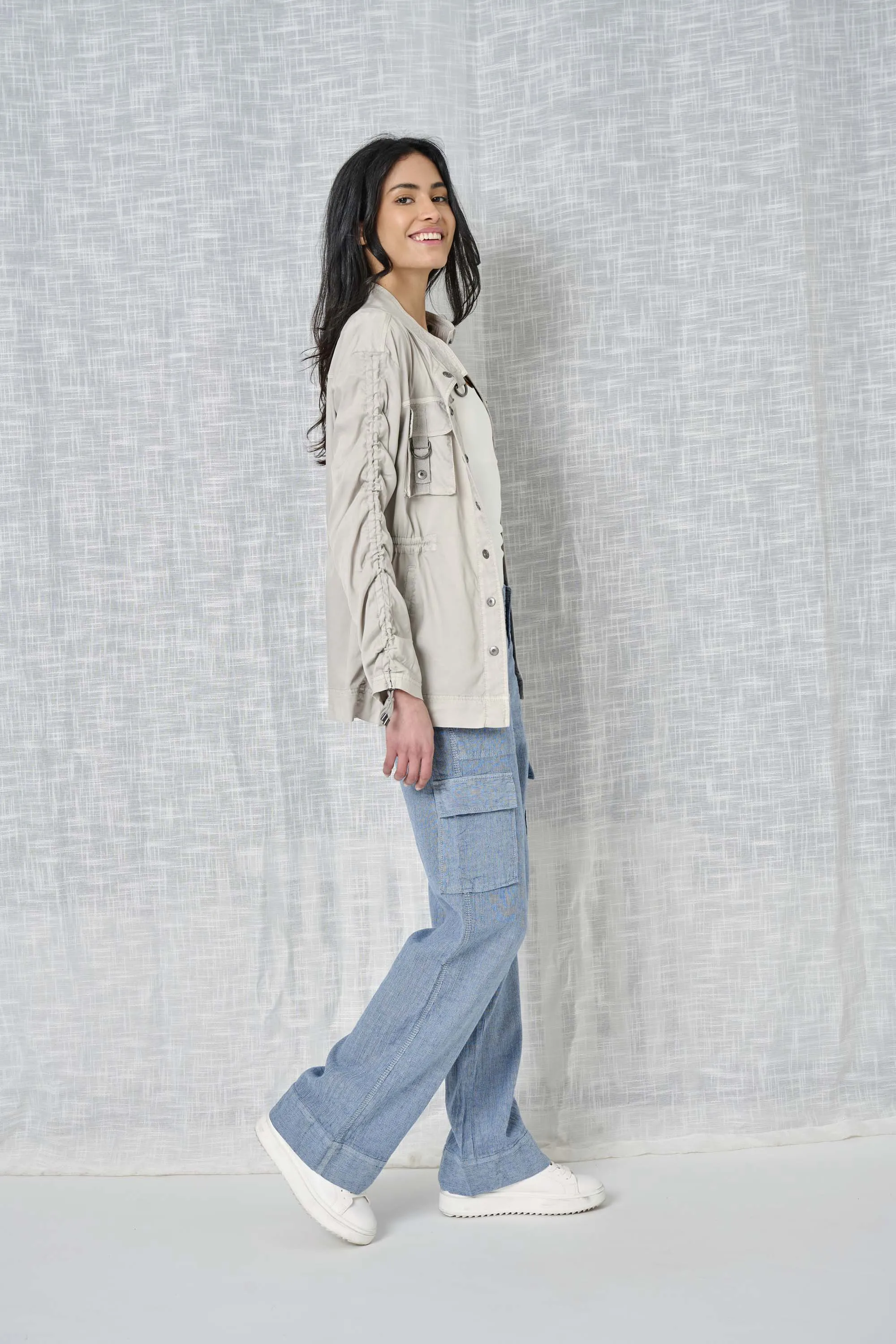 Gianna Stripe Linen Pant