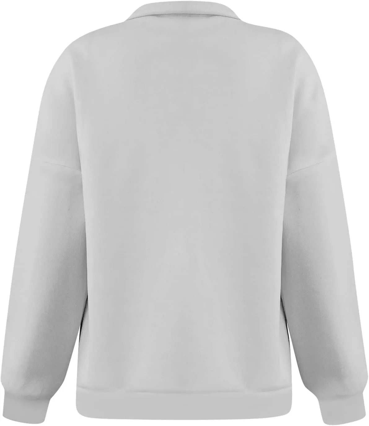 Half Zip Sweatshirt Women Pullover Long Sleeve Tops Fall 2024 Hoodies Y2K Solid Color Clothes With Pockets