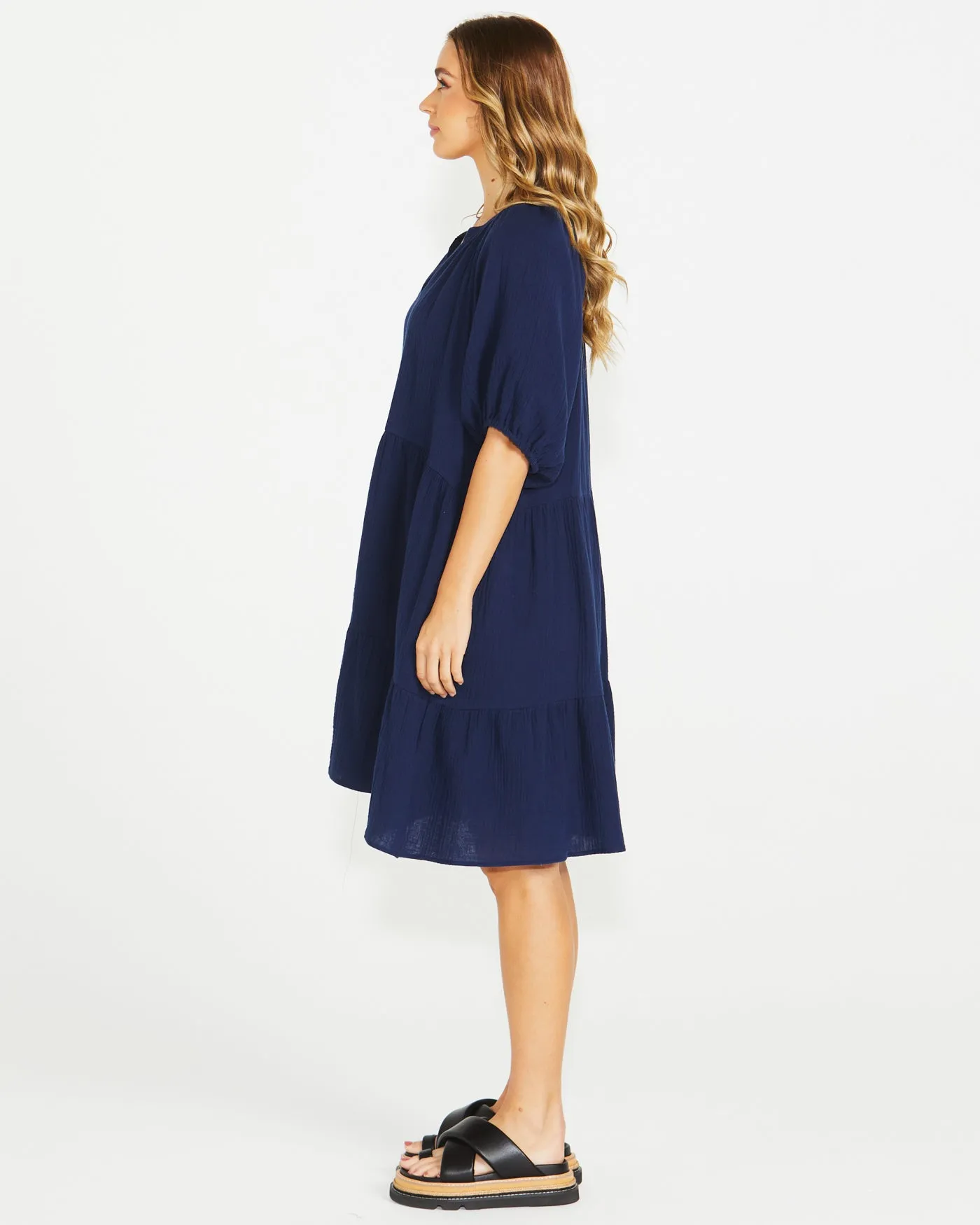 Henny Dress - Navy