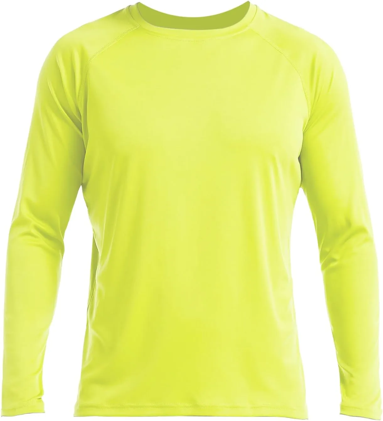 HISKYWIN Men's Long Sleeve Shirts Lightweight UPF 50  Sun Protection SPF Outdoor T-Shirts Fishing Hiking Running Tee Tops