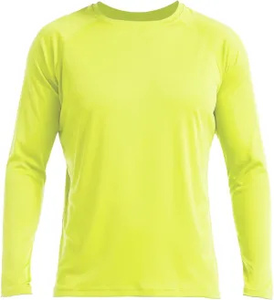 HISKYWIN Men's Long Sleeve Shirts Lightweight UPF 50  Sun Protection SPF Outdoor T-Shirts Fishing Hiking Running Tee Tops