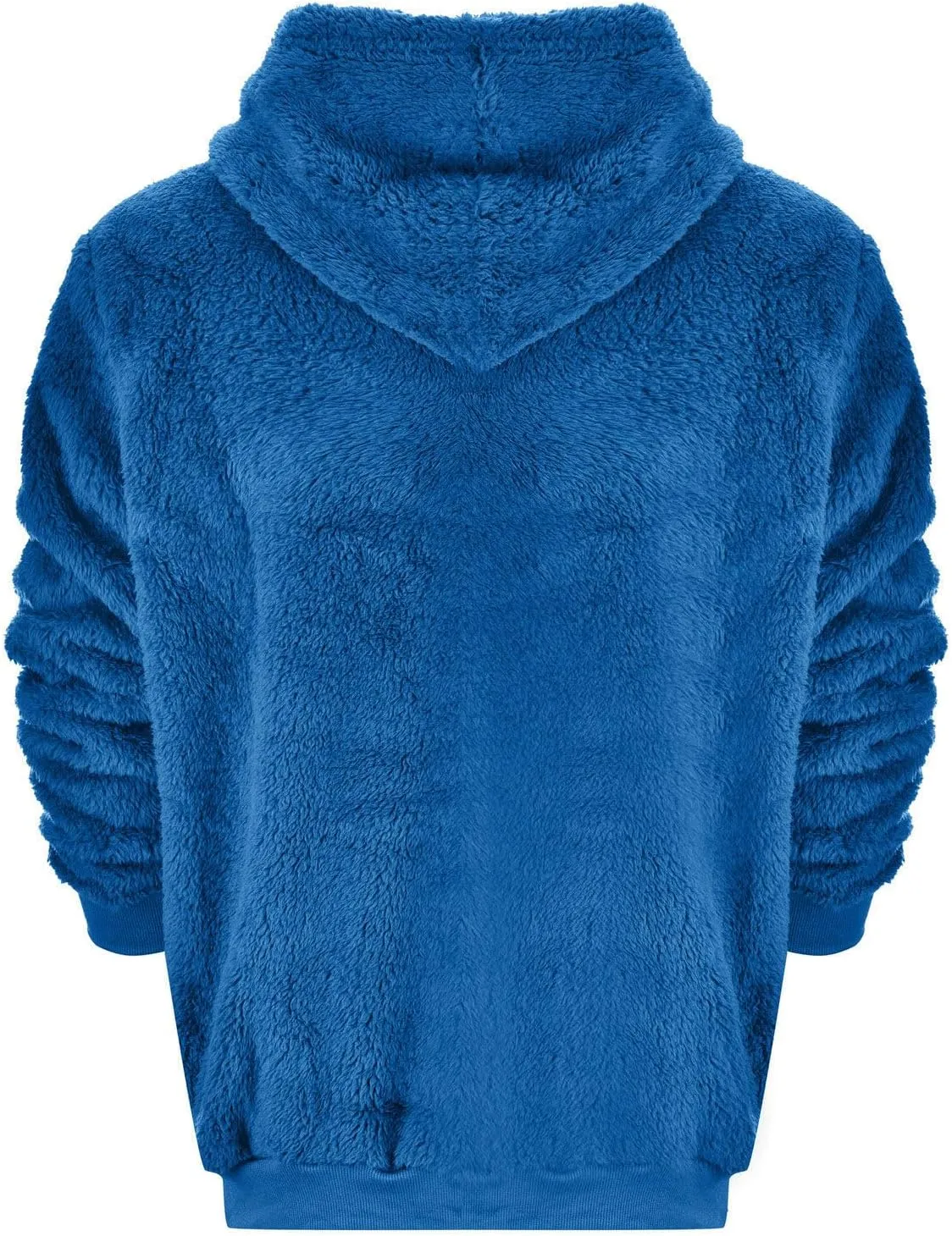Hoodies for Men Heavyweight Fleece Lined Hoodie 2024 Warm Pullover Thermal Hooded Sweatshirt with Pocket Casual Tops