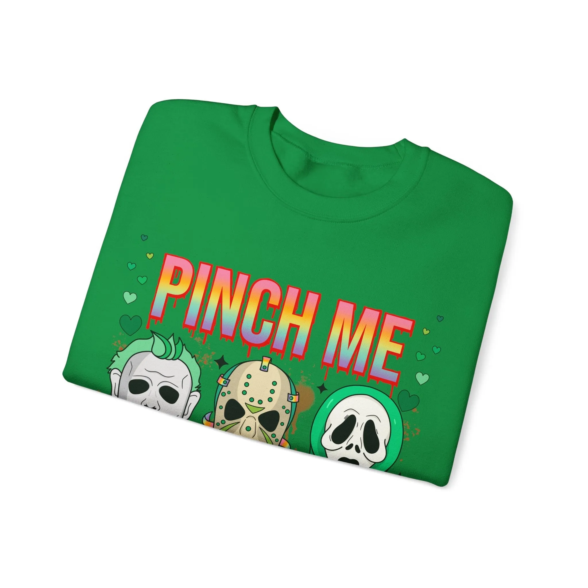 Irish Sweatshirt Pinch Lucky Sweatshirt Shamrock Sweatshirt Irish Sweater Irish Sweater Women Stpatricks Stpatrick Michael Myers