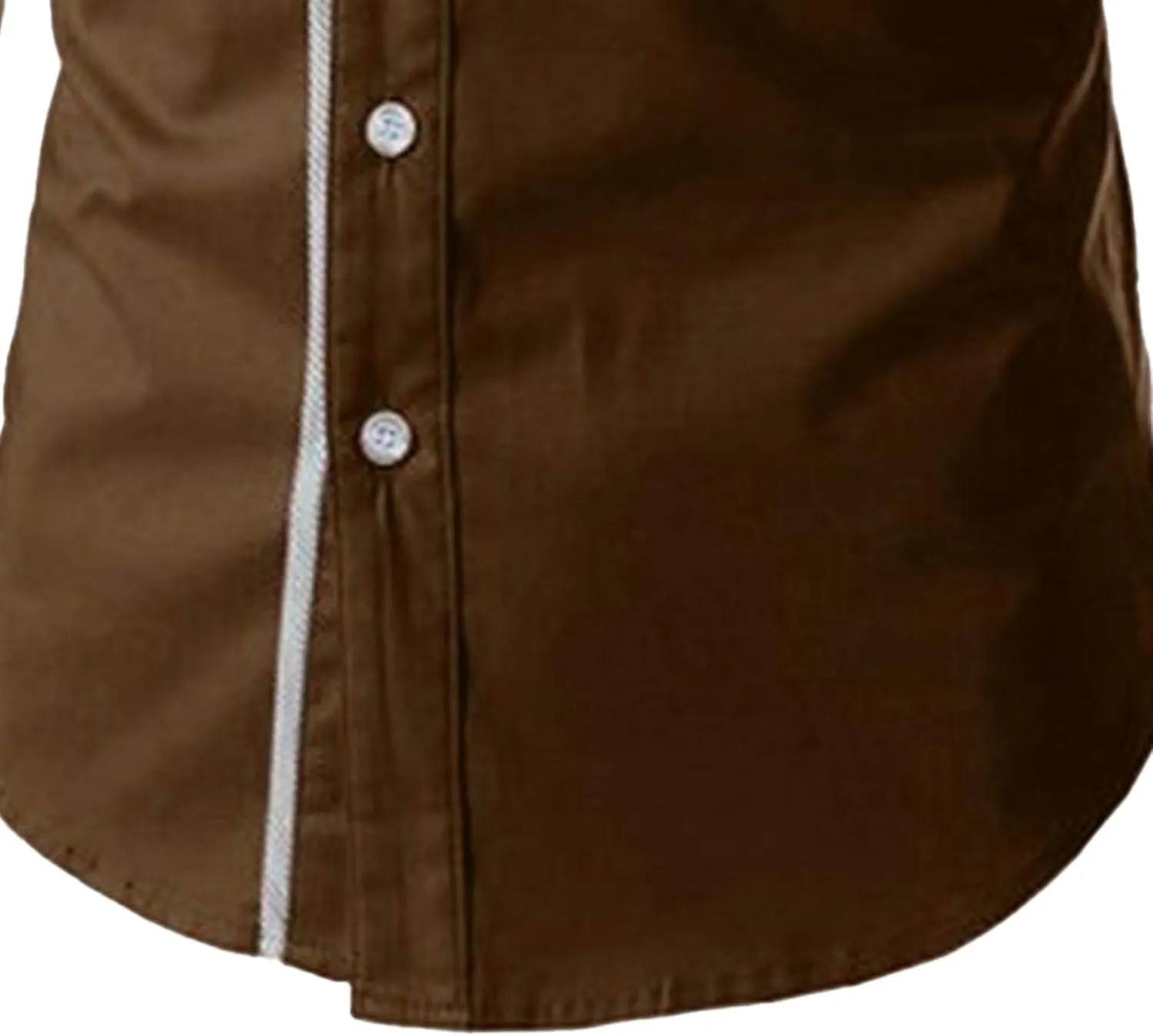 JEShifangjiusu Men's Casual Long Sleeve Button-Down Shirts Slim Fit Beach Yoga Fashion Shirts Cotton Dress Shirt with Pocket