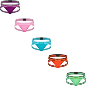 JOCKMAIL 5PCS/Pack Men Jockstrap Underwear Athletic Supporter Jockstrap Low Rise Men Briefs Jockstrap Sport Underwear