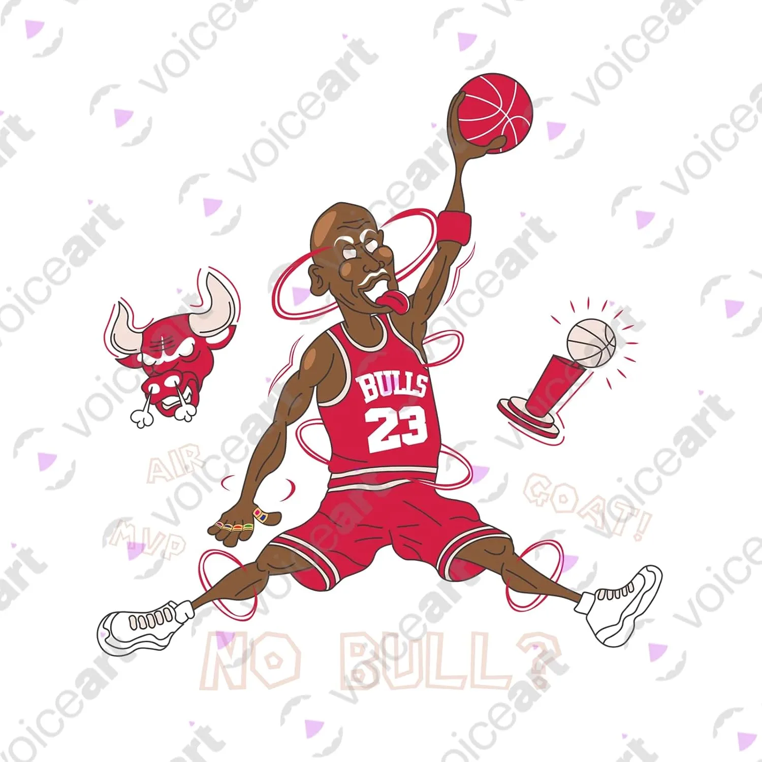 Jordan Premium T-Shirt Chicago Goat 23 High Graphic with Funny Cartoon Design Tee for Basketball Fans