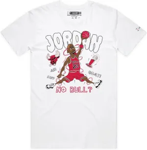 Jordan Premium T-Shirt Chicago Goat 23 High Graphic with Funny Cartoon Design Tee for Basketball Fans