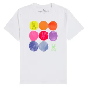 Kids Psycho Bunny Bicknell Graphic Tee (White)
