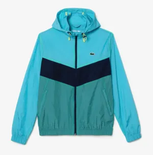 Lacoste Water Resistant  Packaway Zipped Sports Jacket