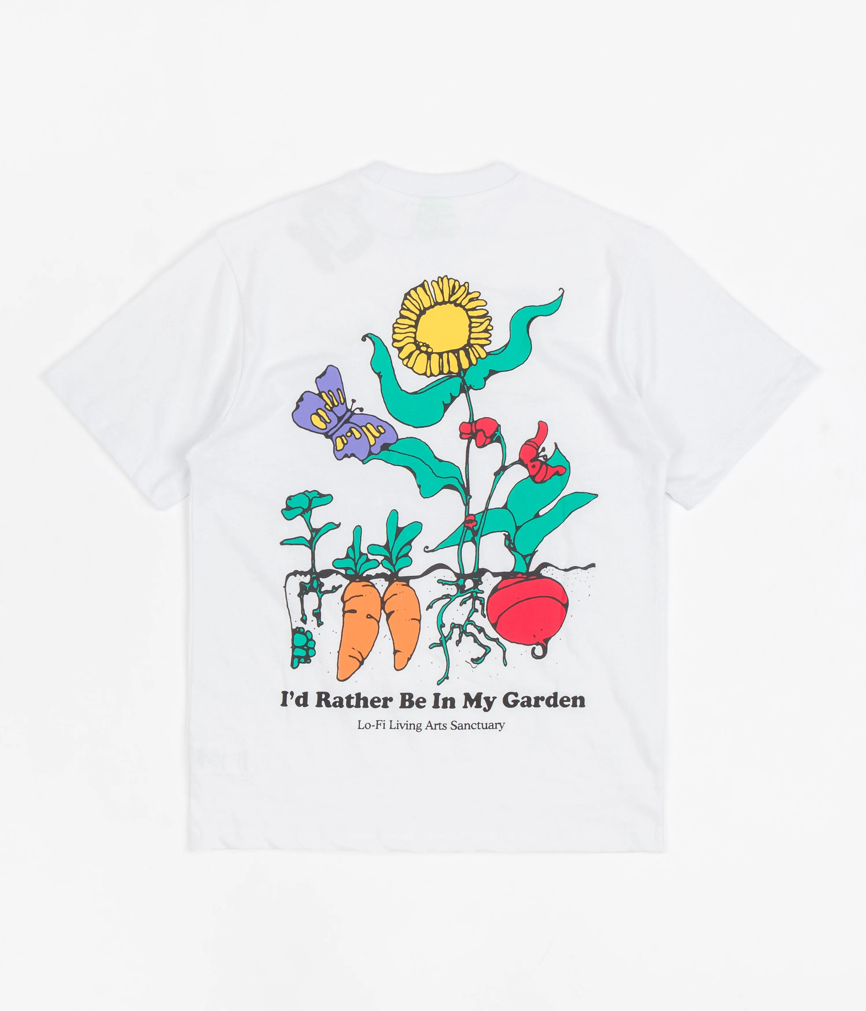 Lo-Fi Garden Logo T-Shirt - White