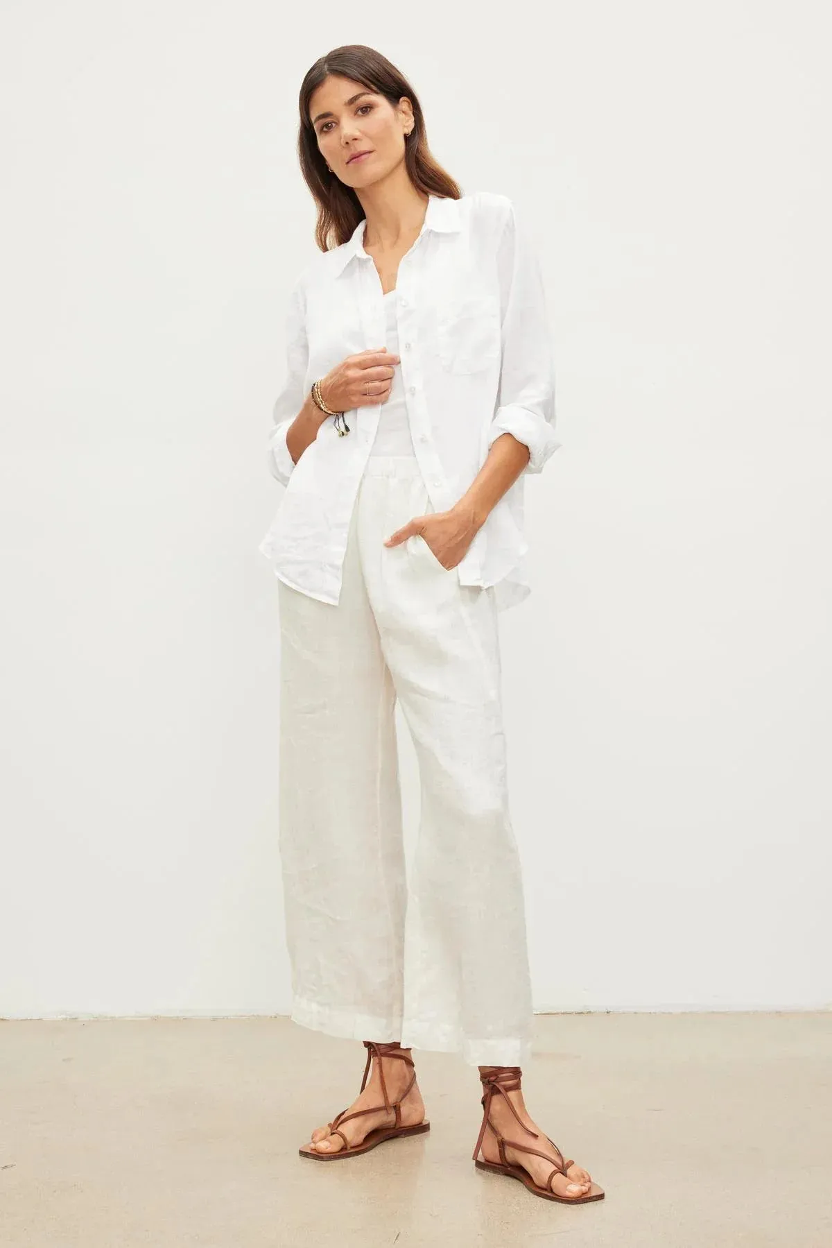 Lola Woven Linen Pant