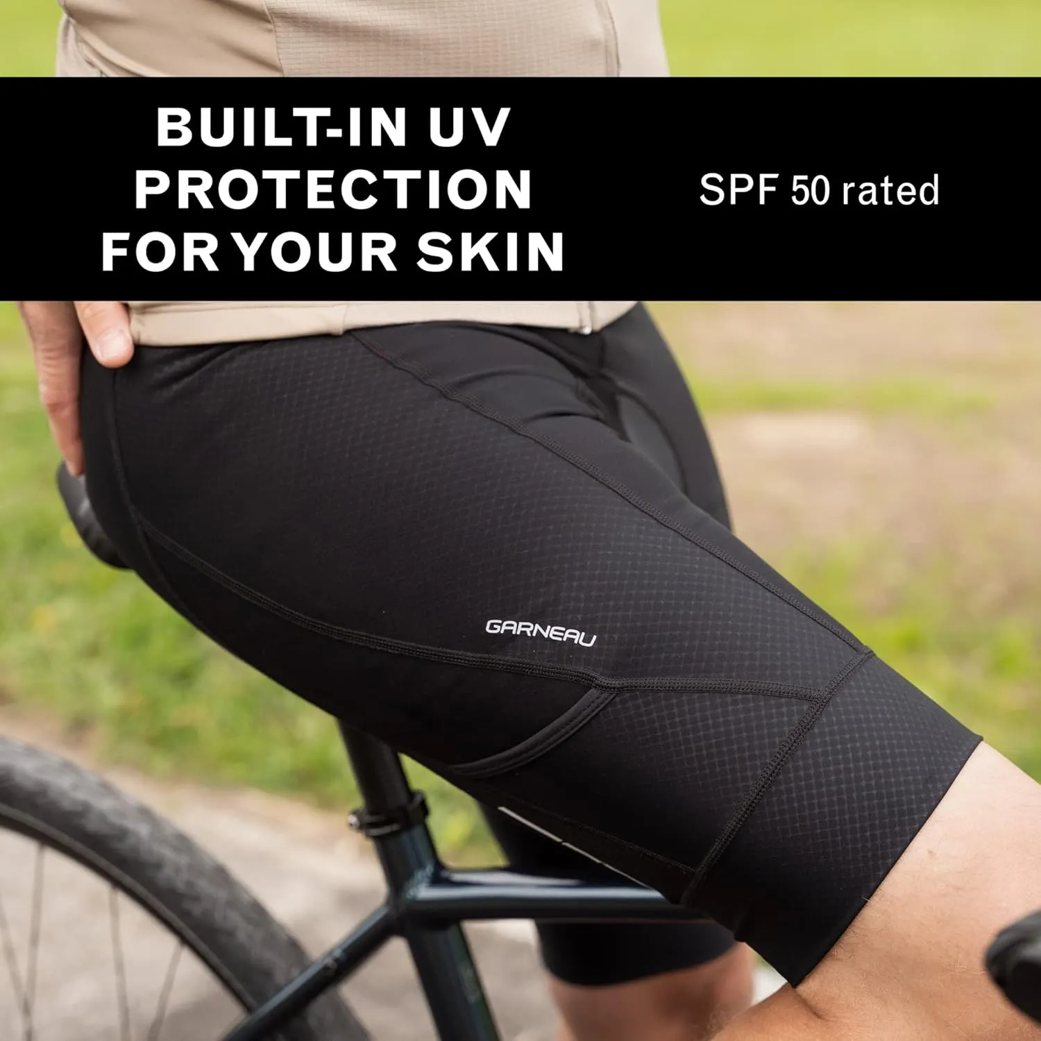 Louis Garneau, Mens Optimum 2 Shorts, Padded, Stretchable, Breathable & Quick Drying
