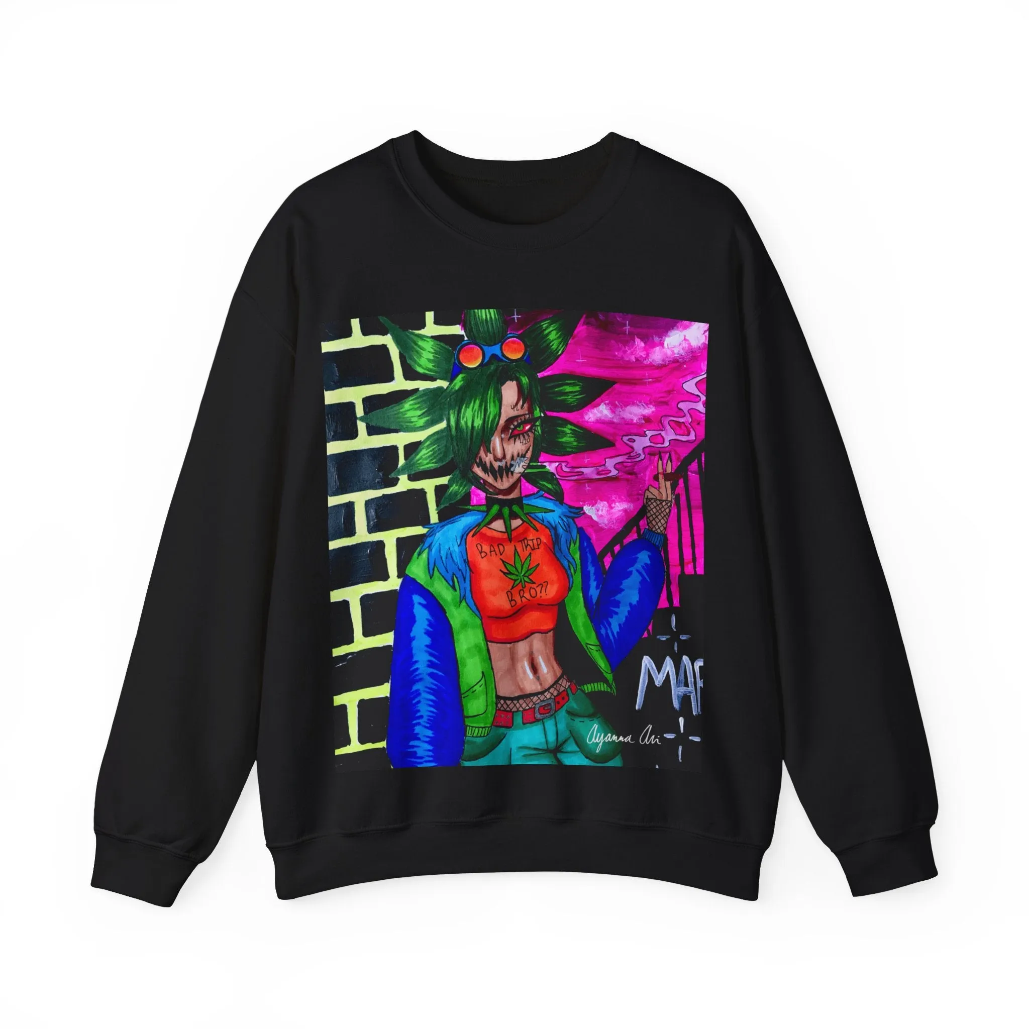 Mari - Unisex Heavy Blend™ Crewneck Sweatshirt