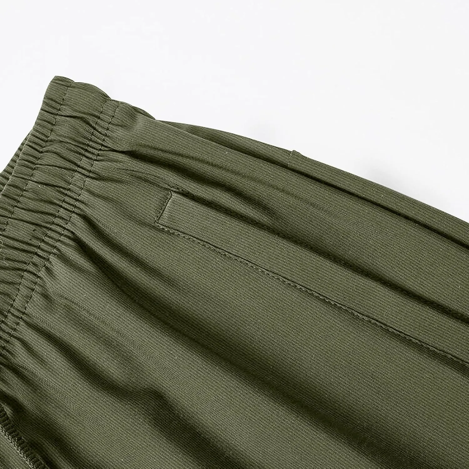 Men Ice Silk Fitness Running Stretch Yoga Pants Soft Elastic Waist Comfy Sweatpants Summer Quick-Drying Pants