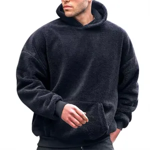 Men Sweatshirts Hoodie Sweatshirts for Men Men's Black Knit Hoodie Cool Fleece Hoodies for Men Pullover Hoodie Men