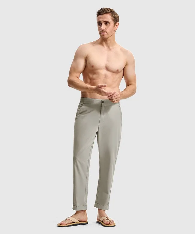 Men's Breezy Linen-Blend Casual Pants