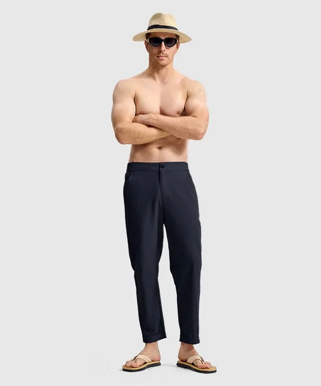 Men's Breezy Linen-Blend Casual Pants