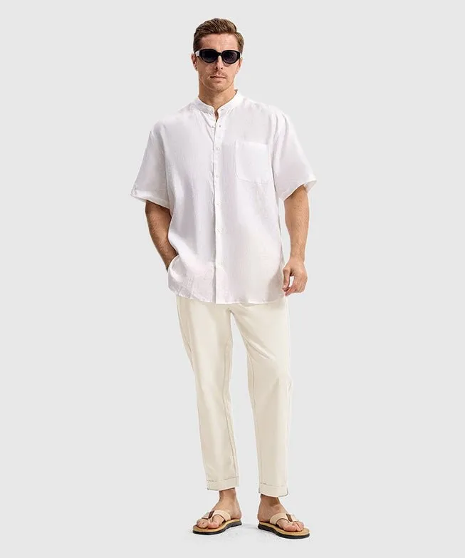Men's Breezy Linen-Blend Casual Pants
