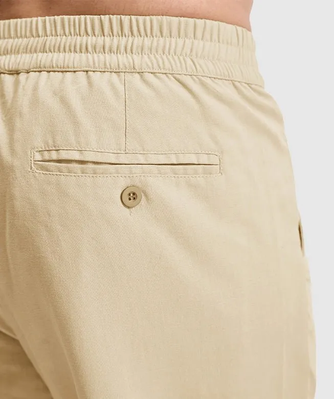 Men's Breezy Linen-Blend Casual Pants
