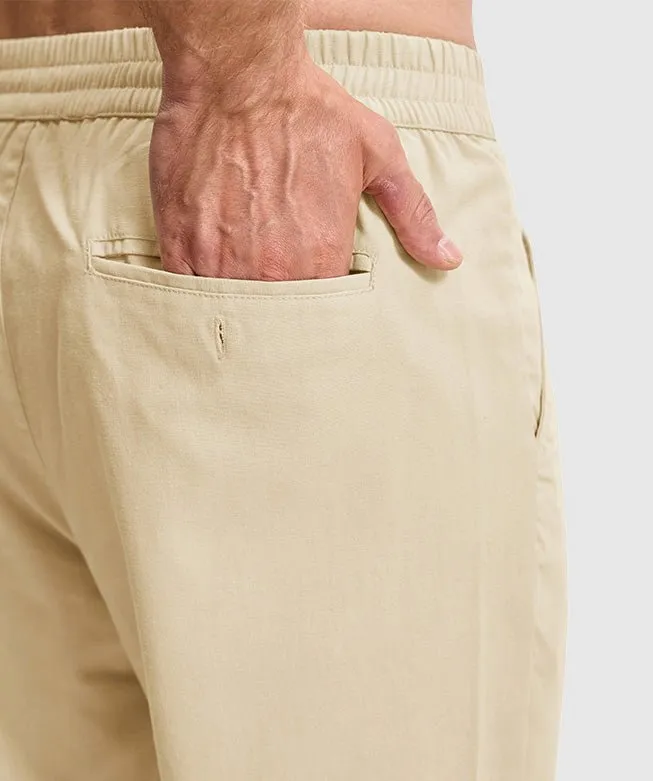Men's Breezy Linen-Blend Casual Pants