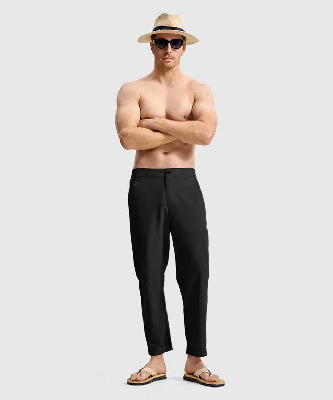 Men's Breezy Linen-Blend Casual Pants