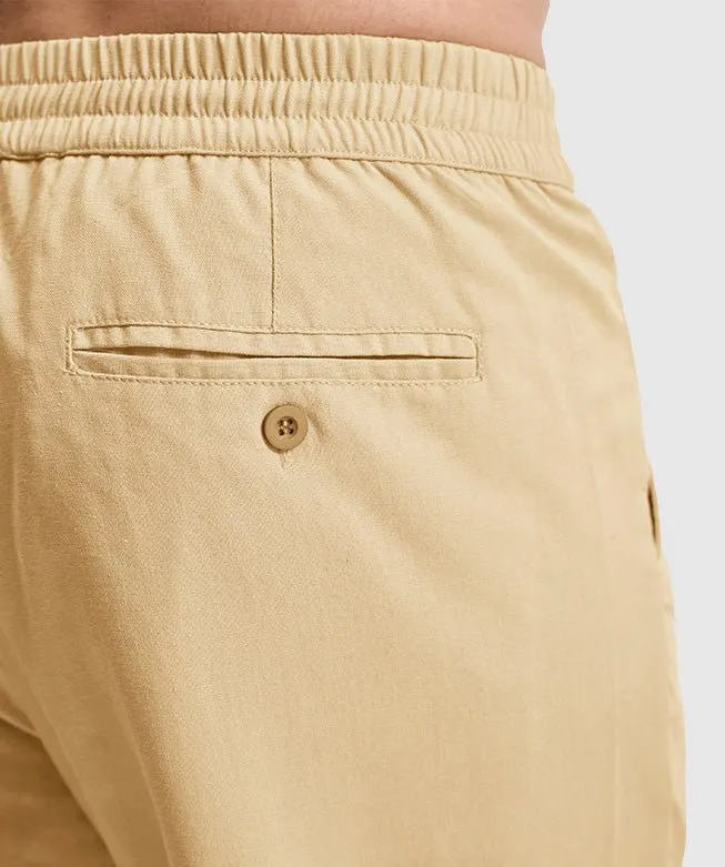 Men's Breezy Linen-Blend Casual Pants