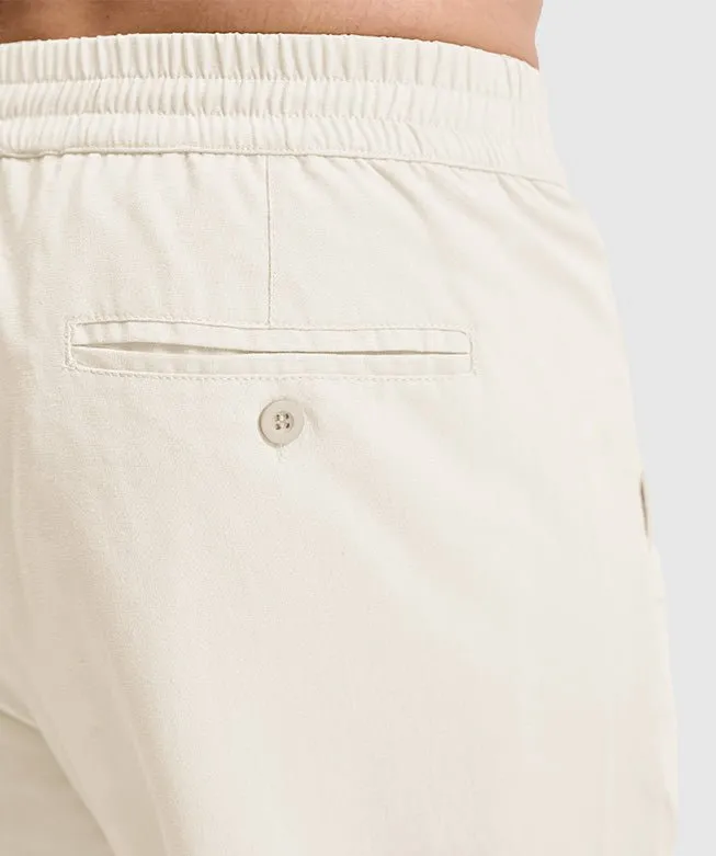 Men's Breezy Linen-Blend Casual Pants