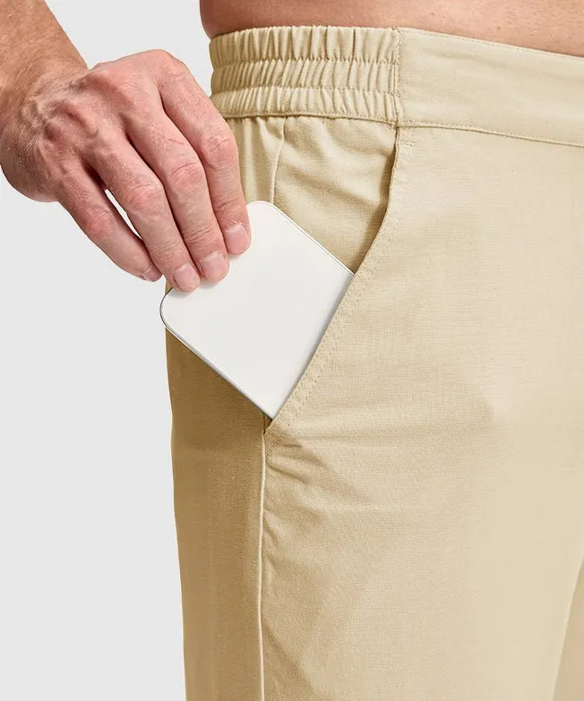 Men's Breezy Linen-Blend Casual Pants