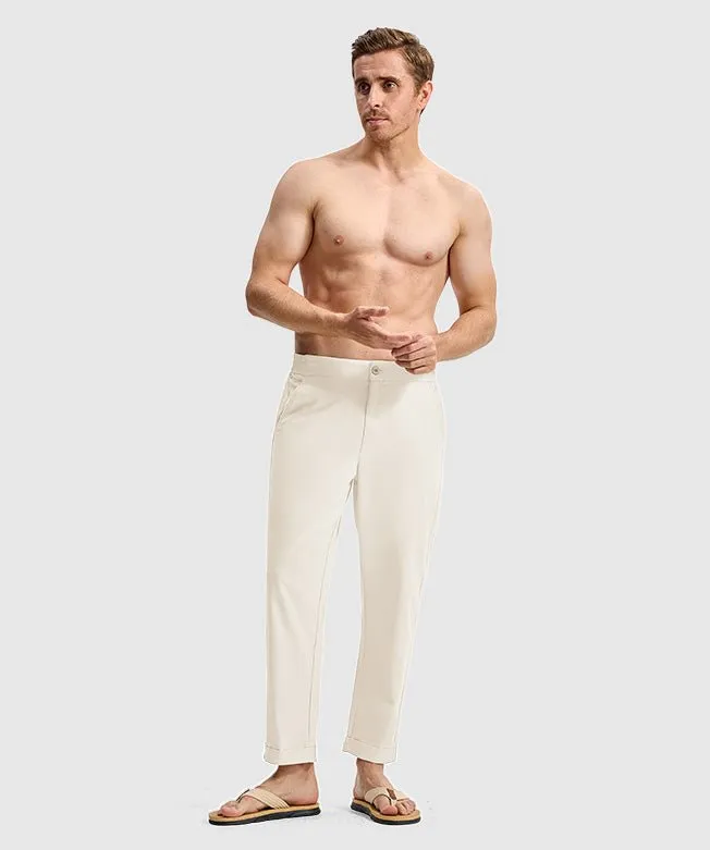 Men's Breezy Linen-Blend Casual Pants