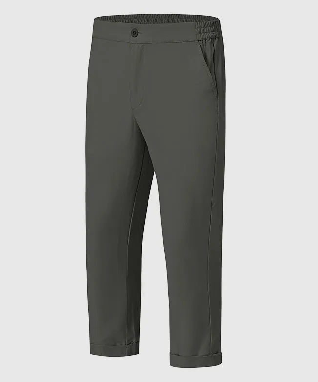 Men's Breezy Linen-Blend Casual Pants