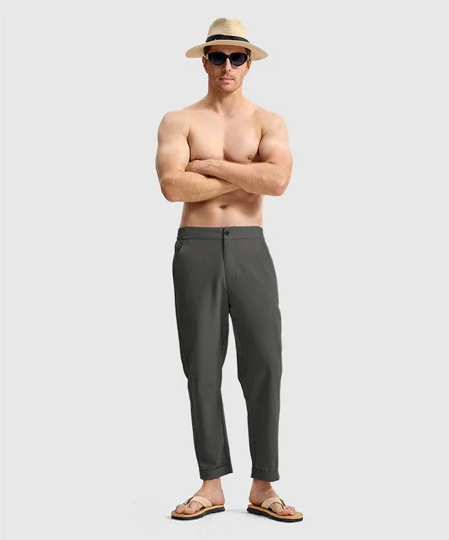 Men's Breezy Linen-Blend Casual Pants