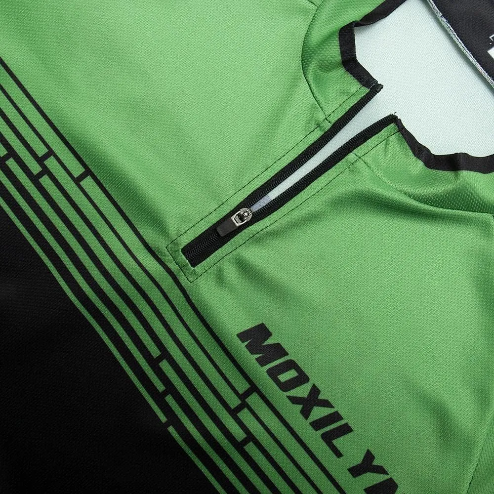 Mens Cycling Jersey Short Sleeves Funny Jerseys Quick-Drying Bike Shirt MTB Mountain Bike Shirt