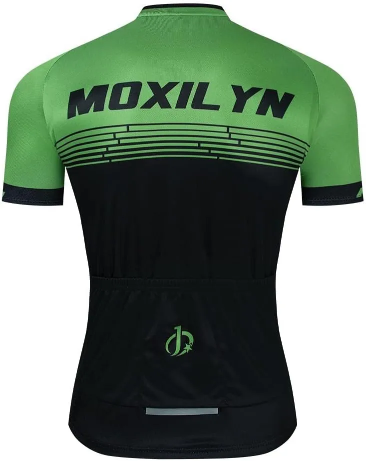 Mens Cycling Jersey Short Sleeves Funny Jerseys Quick-Drying Bike Shirt MTB Mountain Bike Shirt