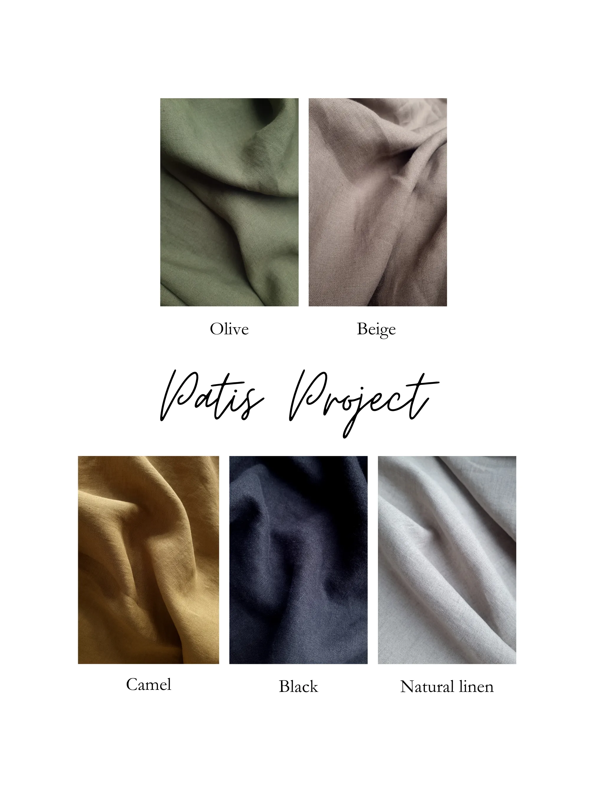 Men's linen pants with drawstring