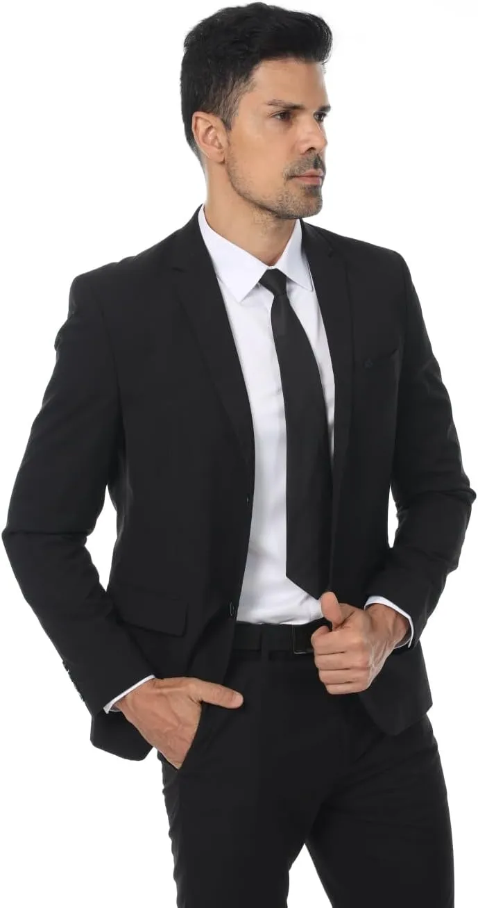 Men's Long Sleeve Dress Shirts Stretch Wrinkle Free Button Down Shirt Business Wedding Formal Shirts Regular Fit