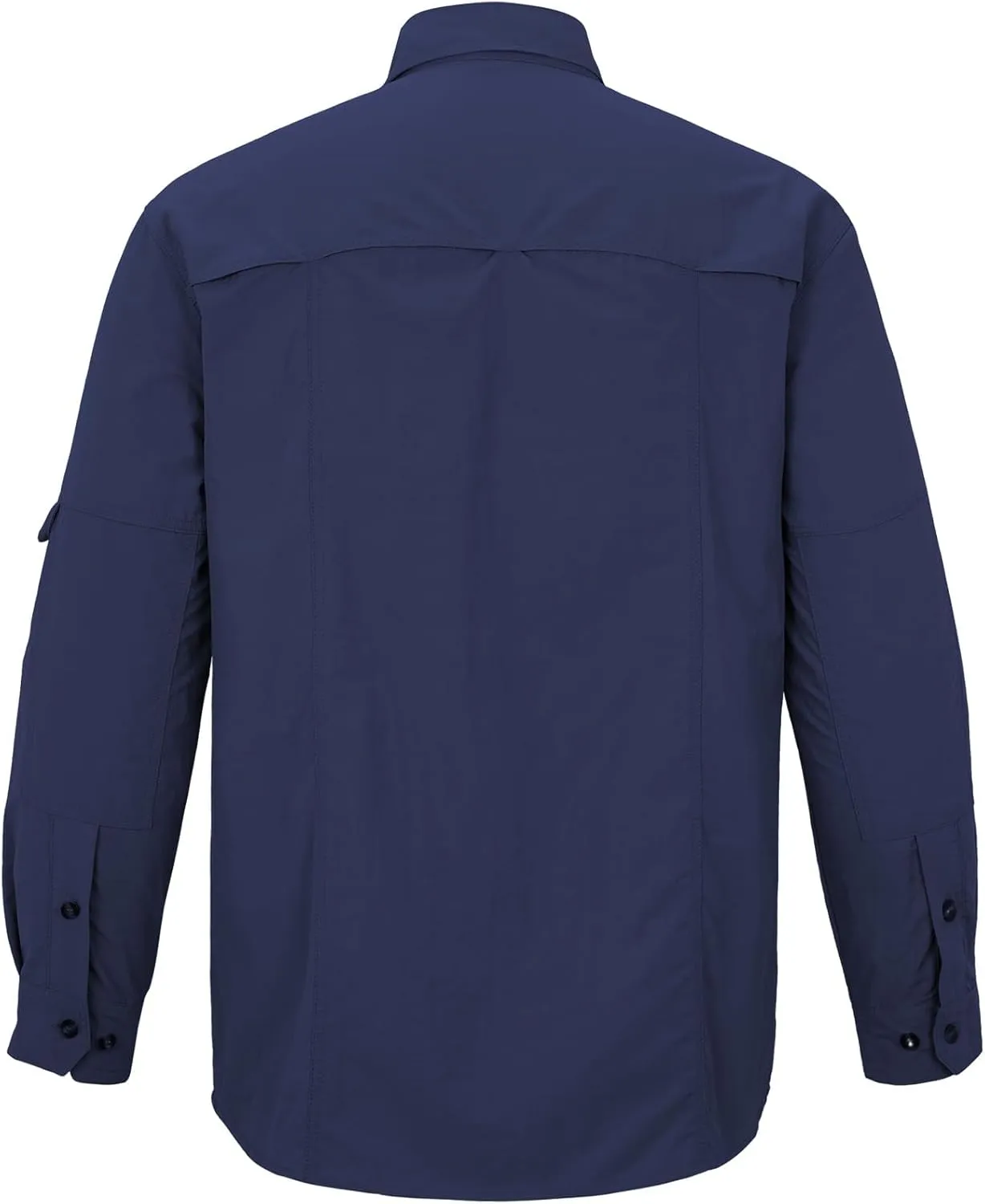 Mens Long Sleeve Fishing Shirts Sun Protection Work Safari Cooling Shirts for Men Traveling Hiking Camping Quick Dry