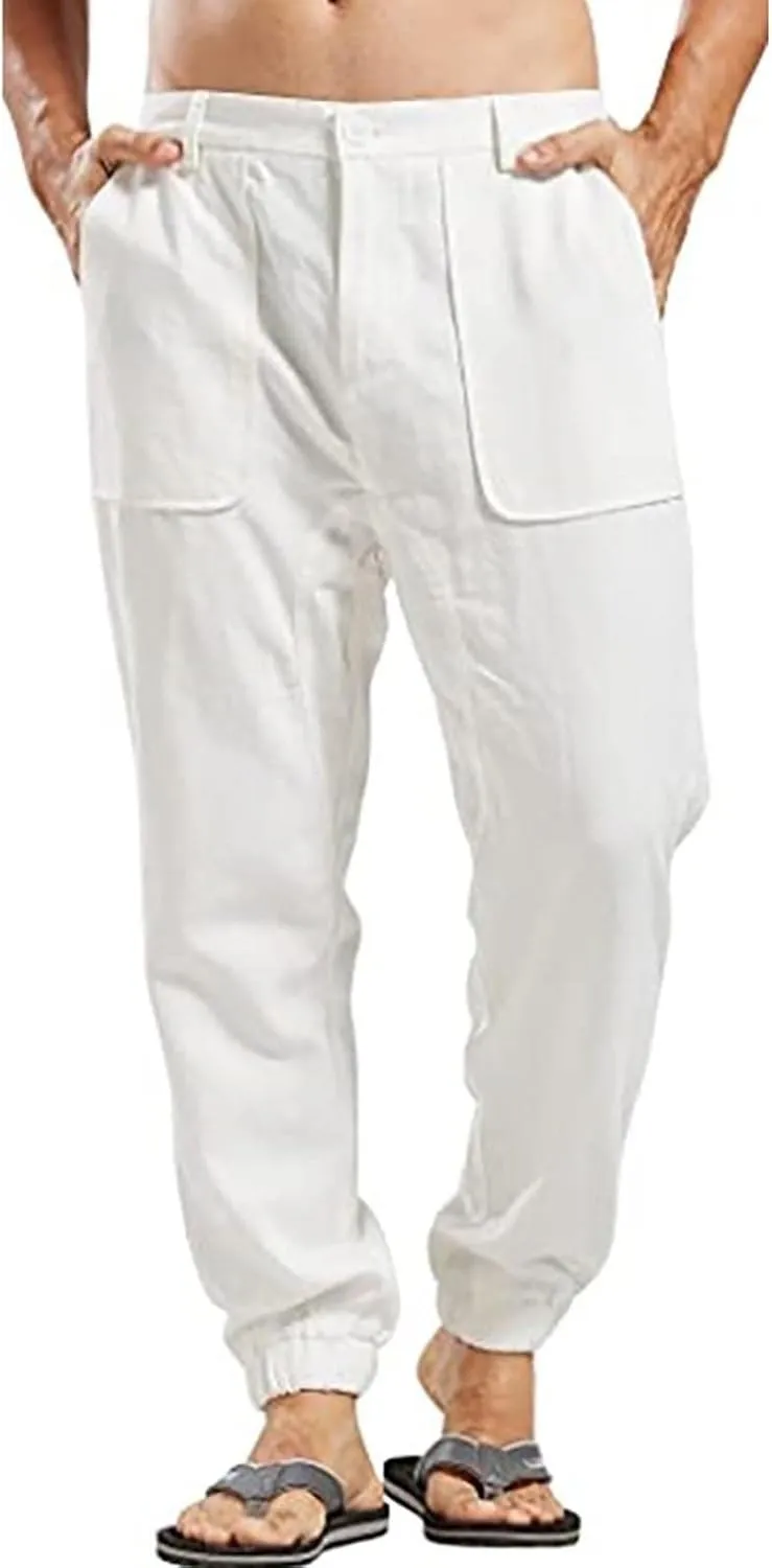 Mens Lounge Pants Home Outdoor Fashion Casual Basic Loose Quick-Drying Pants Polyester Pants Men
