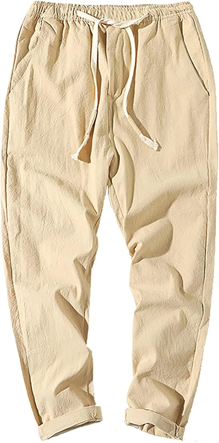 Mens Lounge Pants Home Outdoor Fashion Casual Basic Loose Quick-Drying Pants Polyester Pants Men