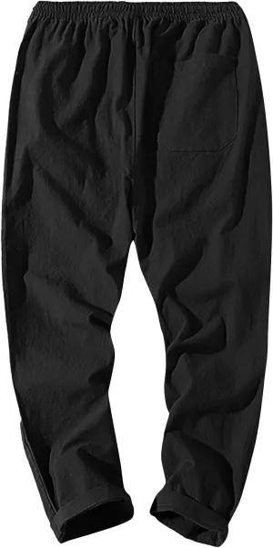 Mens Lounge Pants Home Outdoor Fashion Casual Basic Loose Quick-Drying Pants Polyester Pants Men