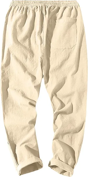 Mens Lounge Pants Home Outdoor Fashion Casual Basic Loose Quick-Drying Pants Polyester Pants Men