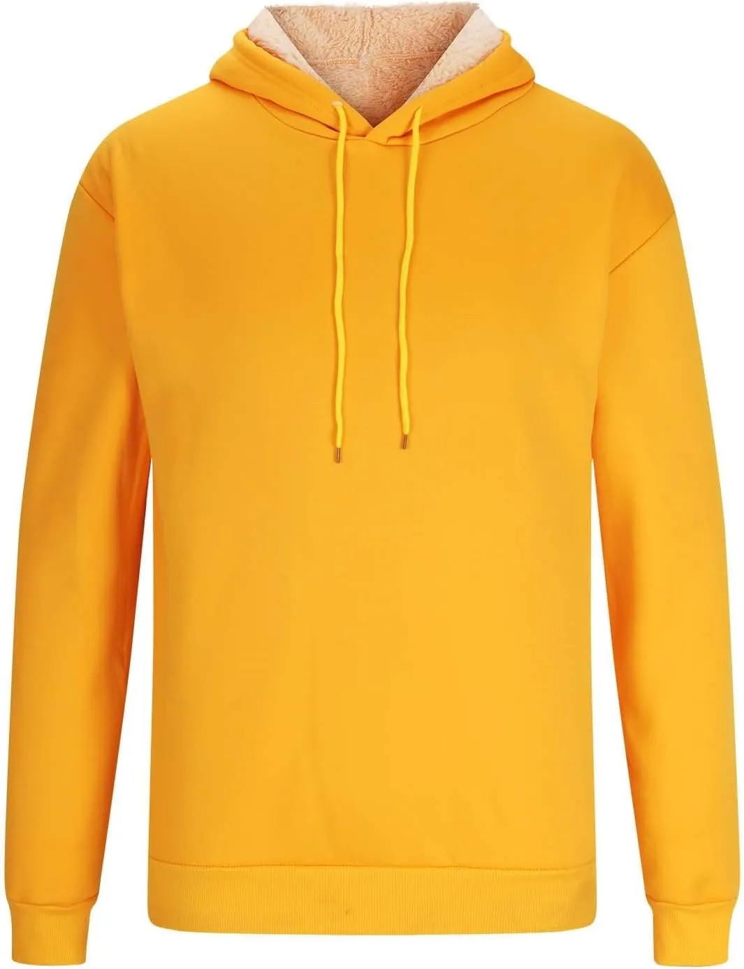 Men's Sherpa Hoodie Pullover Winter Thick Warm Fleece Lined Hoodies Athletic Sweatshirts