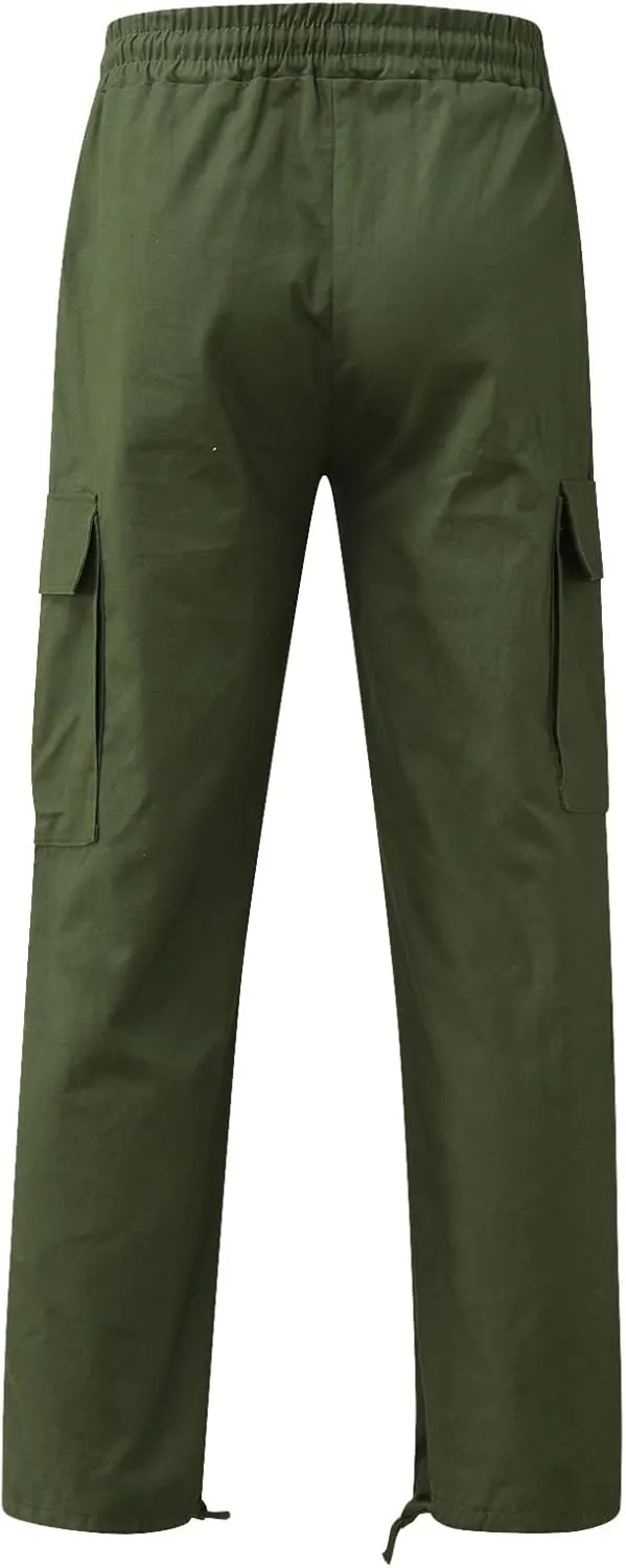 Mens Sweatpants with Pockets Pants Slim Fit Active Drawstring Bottom Sports Outdoor Recreation Athletic Sweatpants
