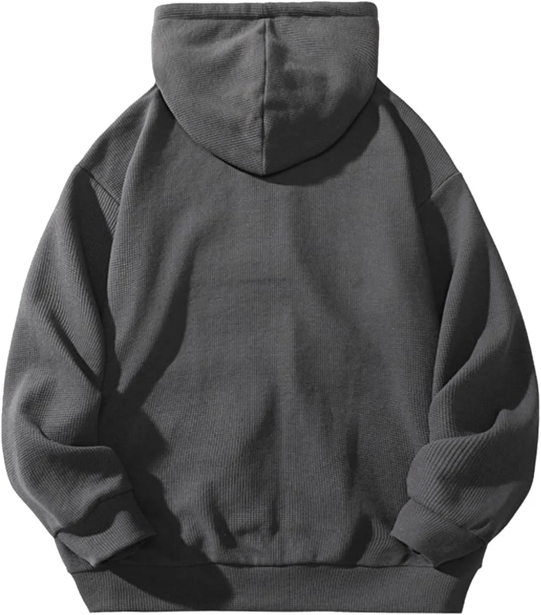 Mens Zip Up Hoodies Trendy Outwear with Pockets Hooded Sweatshirt Loose Fit Casual Fall Spring Warm Slim Fit Sweater Jacket