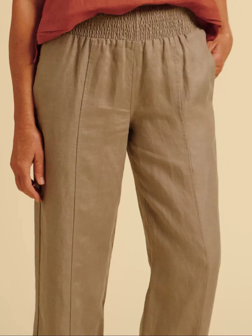 Morrissey Linen Pants Taupe