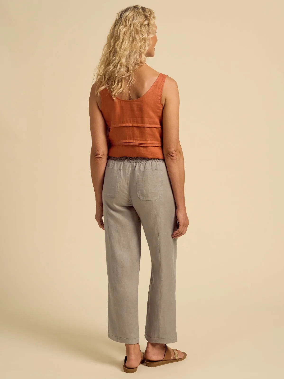 Morrissey Linen Pants Taupe