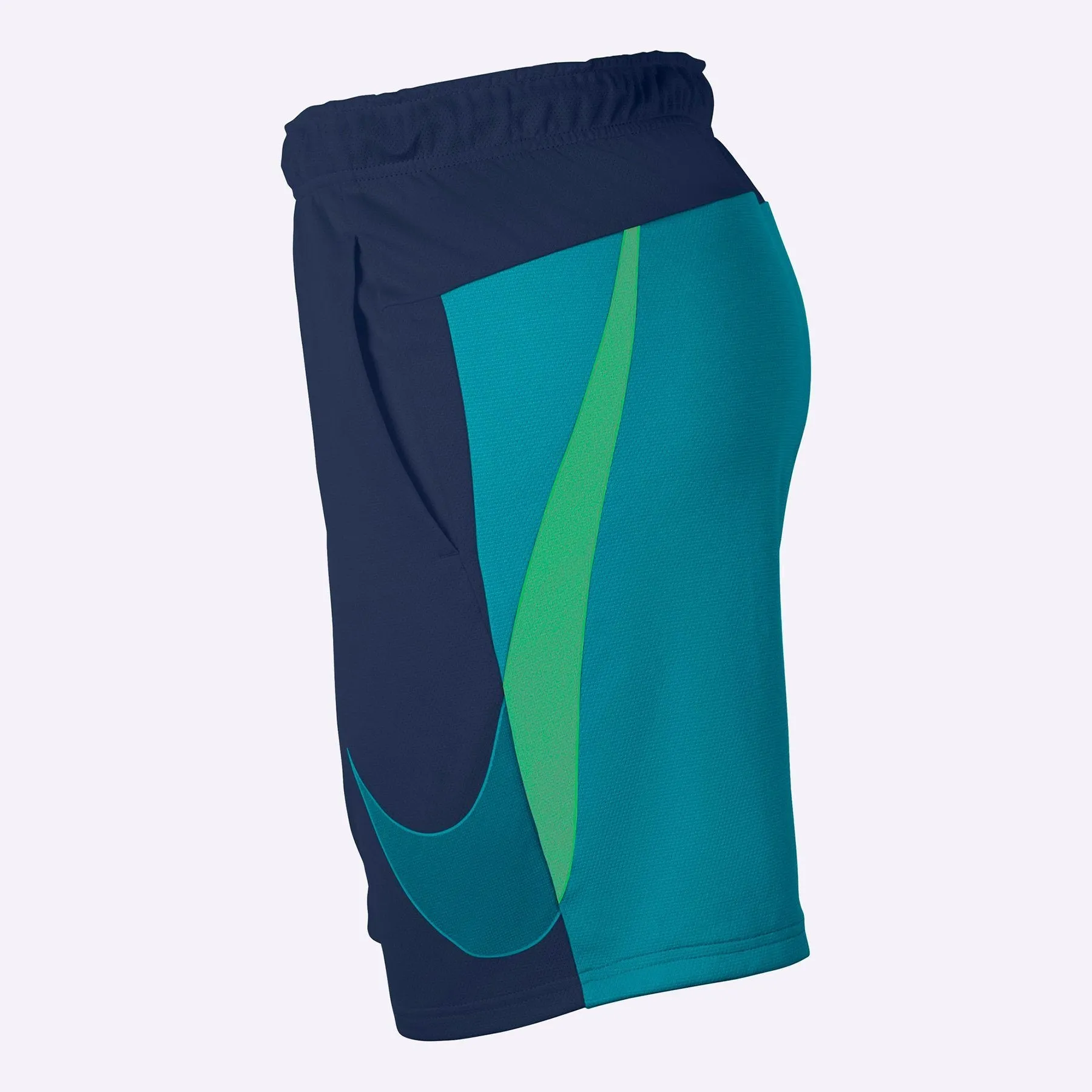 Nike - Men's Graphic Training Shorts - MIDNIGHT NAVY/BRIGHT SPRUCE